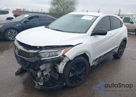 2021 Honda Hr-V 2Wd Sport z USA, uszkodzony, nr VIN 3CZRU5H12MM708947
